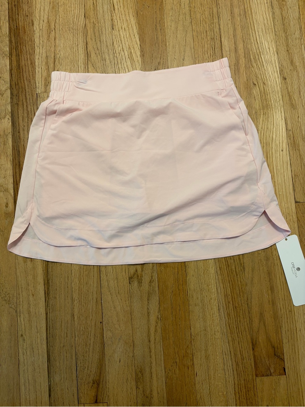 Light pink women’s skort.